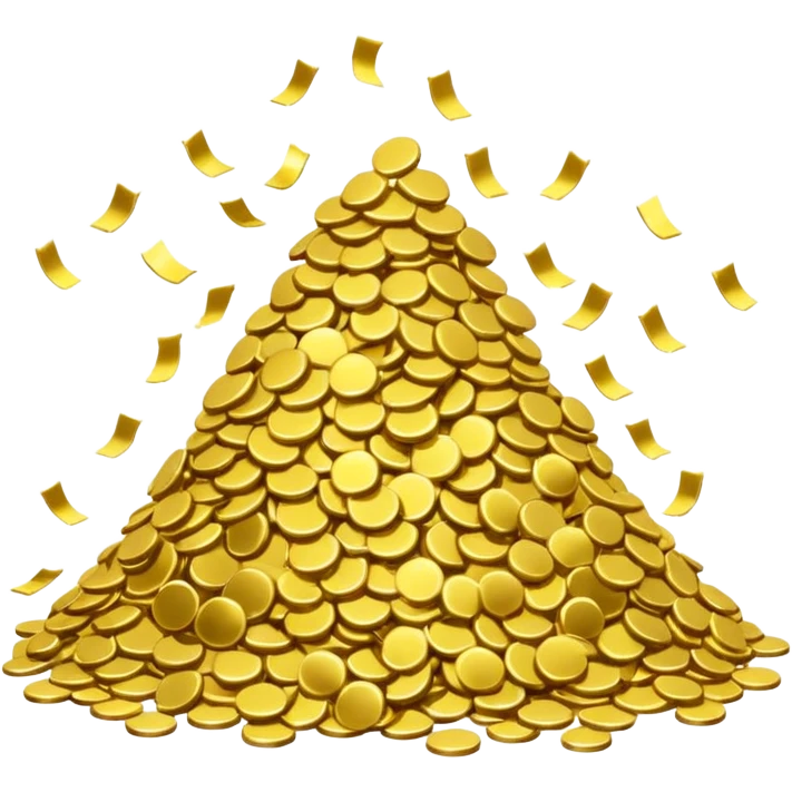 gold confetti emoji