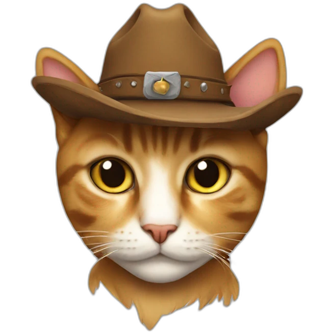 cowboy cat emoji