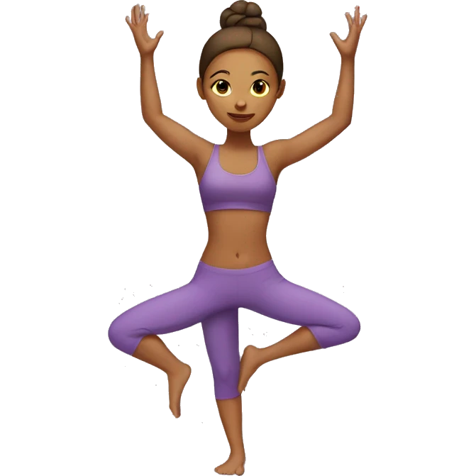 Yoga girl  emoji