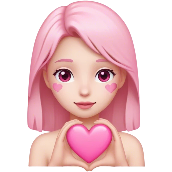 Hell rosa Herz Emoji emoji