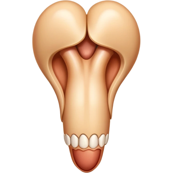 the female genital organ emoji