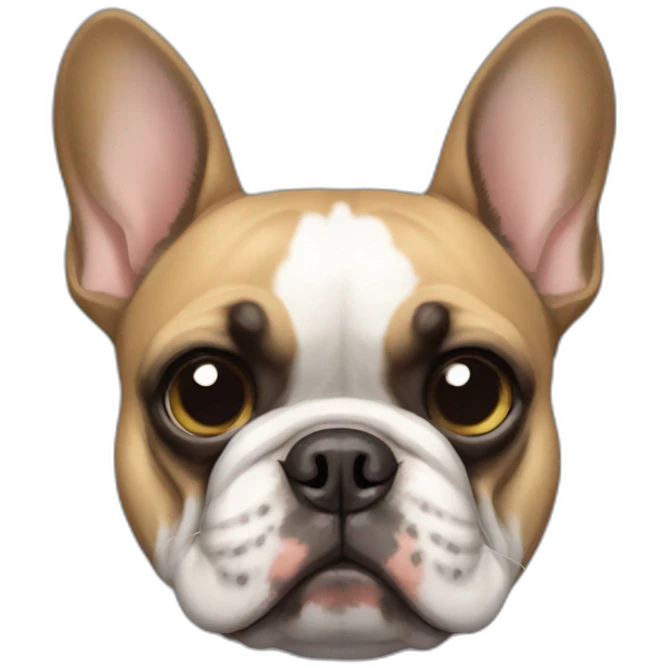 French bulldog as Batman emoji