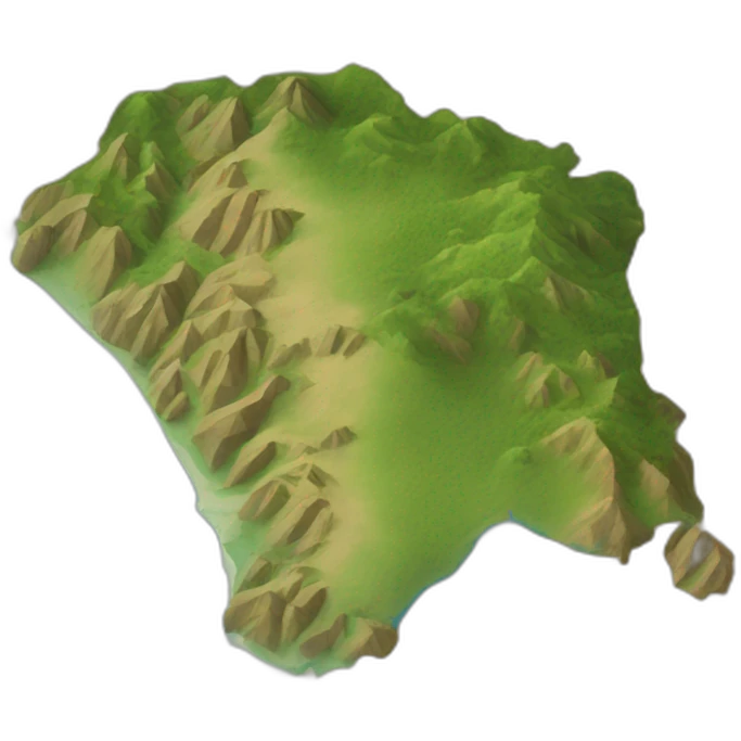 Nicaragua country mapa  emoji