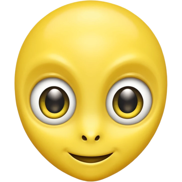 yellow alien emoji