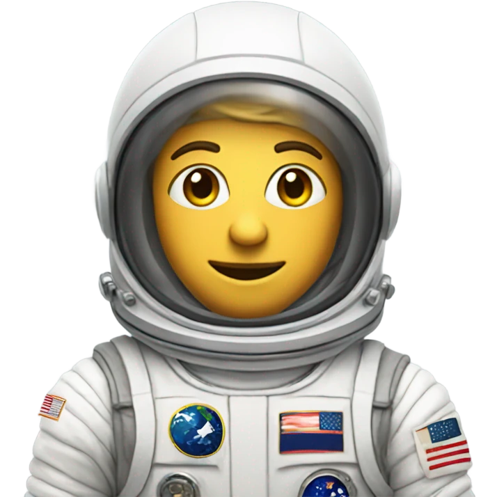White astronaut emoji