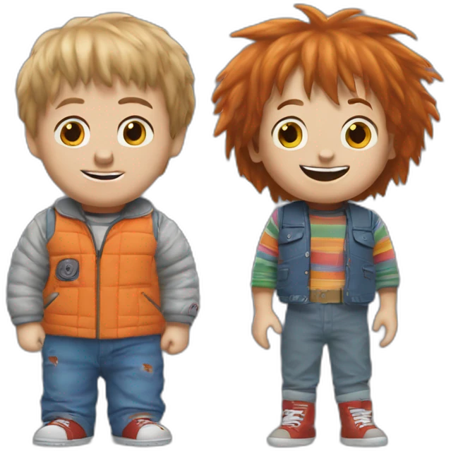 Dumb and dumber and chucky emoji