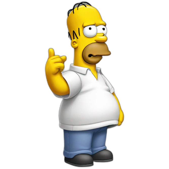 Homer Simpsons emoji