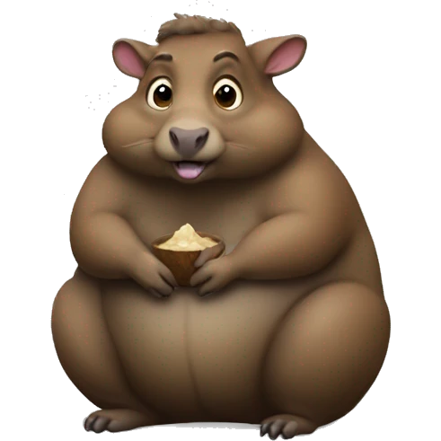 fat water buffalo squirrel emoji
