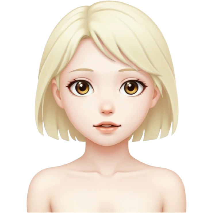 Голая левушка в стиле аниме emoji