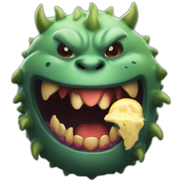 monster-eating-unchi emoji