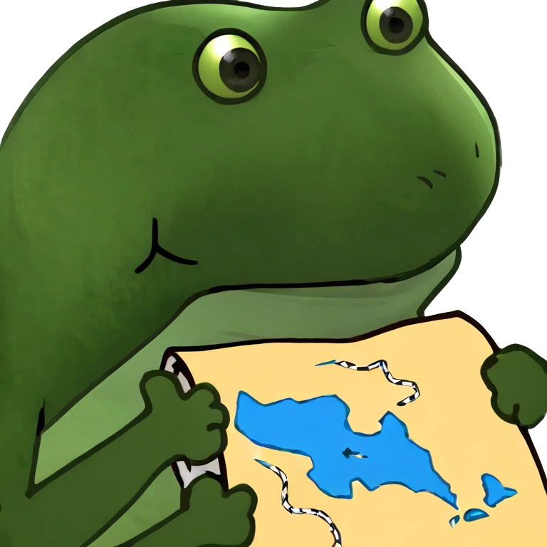Treasure map emoji