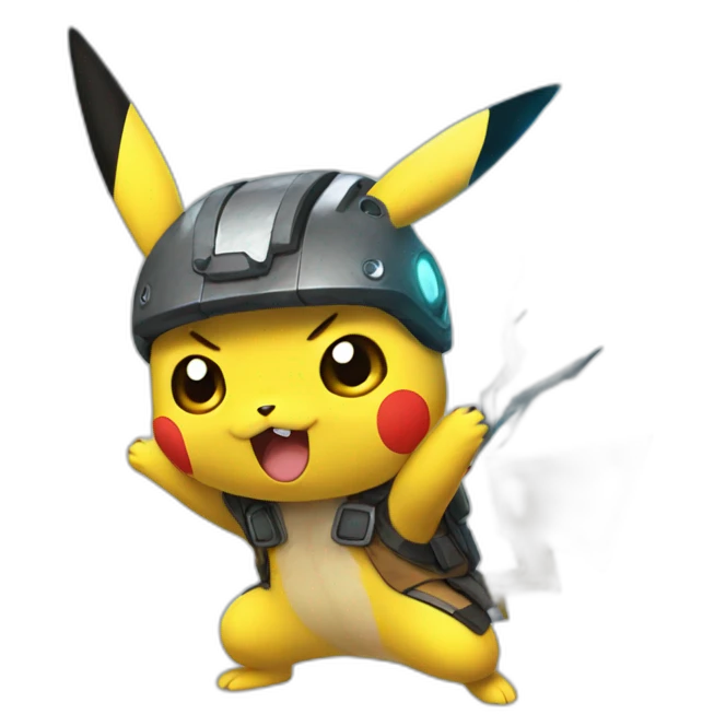 pikachu thunder emoji