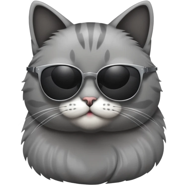 Cat wearing sunglasses emoji