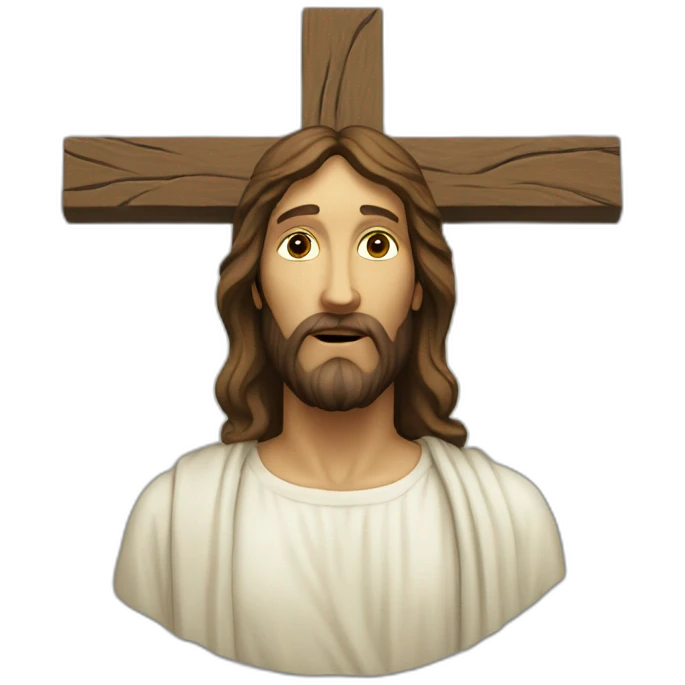 Jesus on the cross emoji