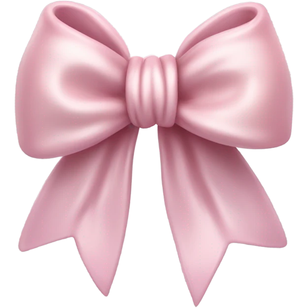 Light pink bow emoji