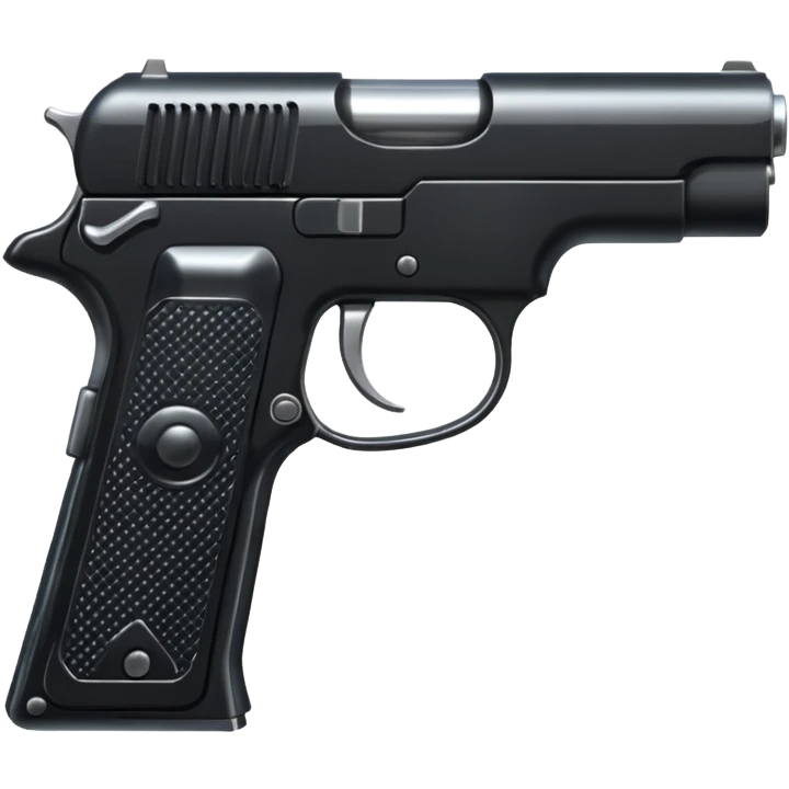 Pistol gun emoji