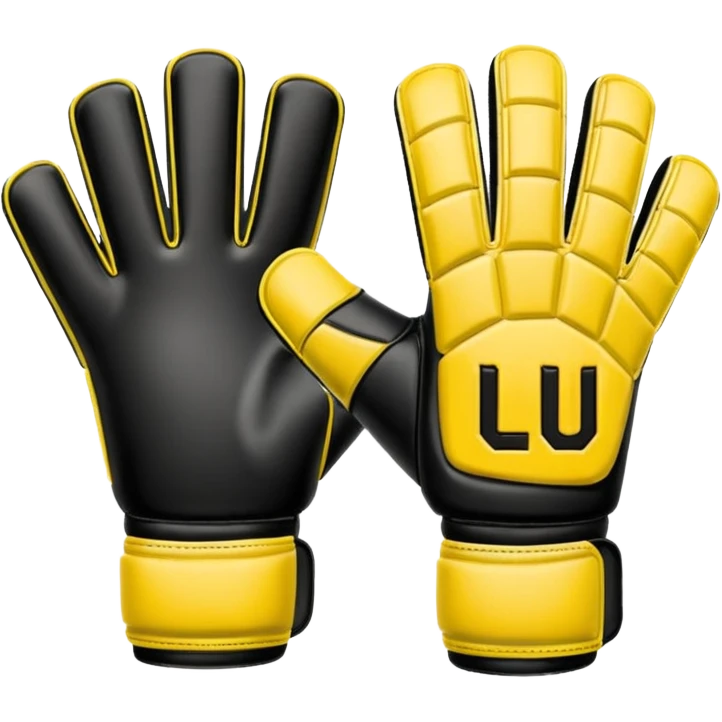 Football goalkeeper gloves emoji