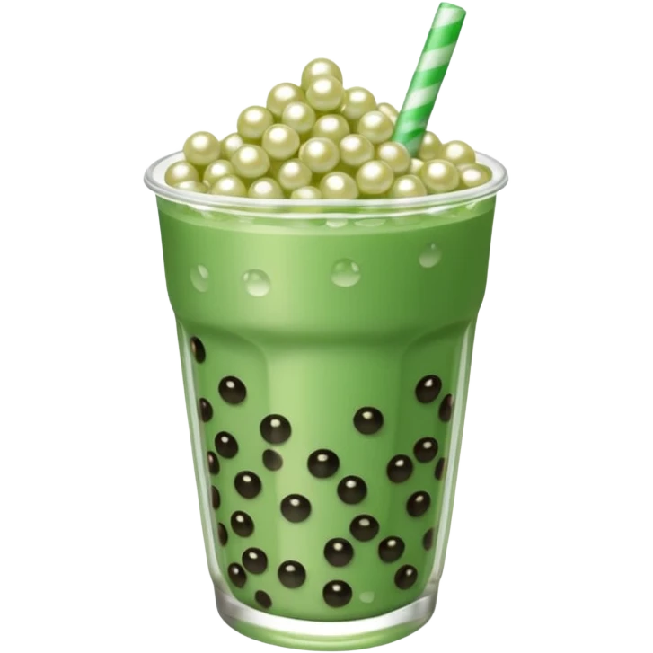 Mint  boba emoji