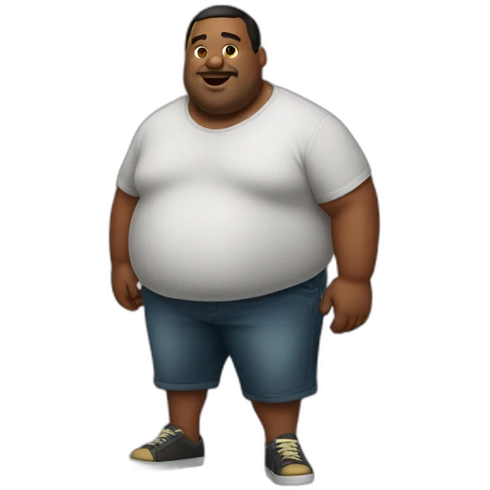 Big fat man emoji