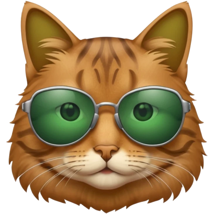 Cat wearing sunglasses emoji