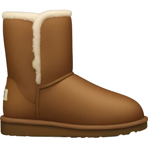 Brown Ugg boots emoji