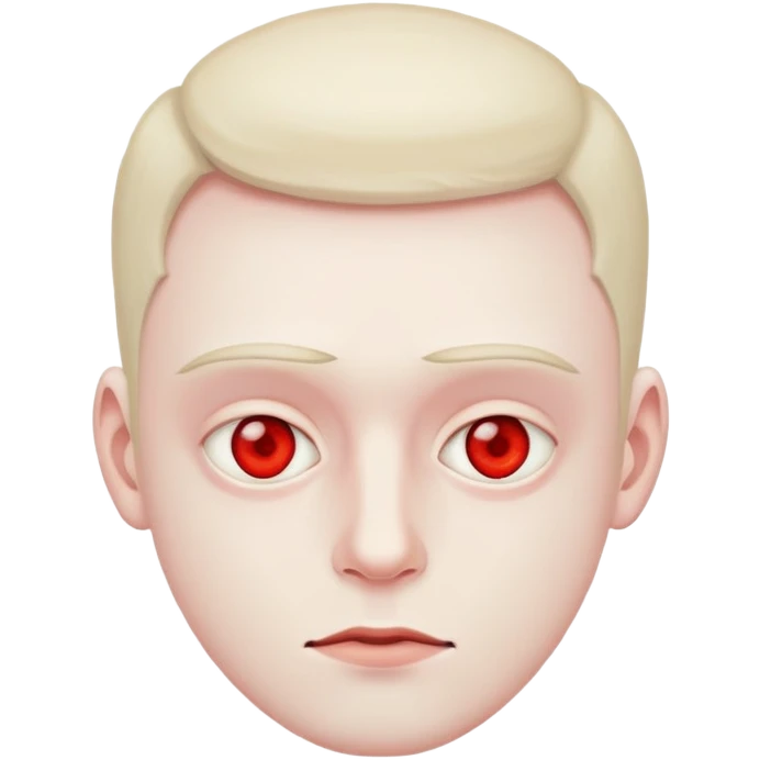 guy with red eyes emoji
