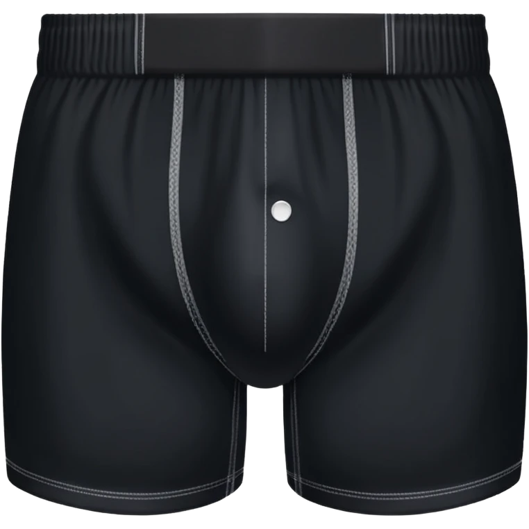 black boxers underwear emoji