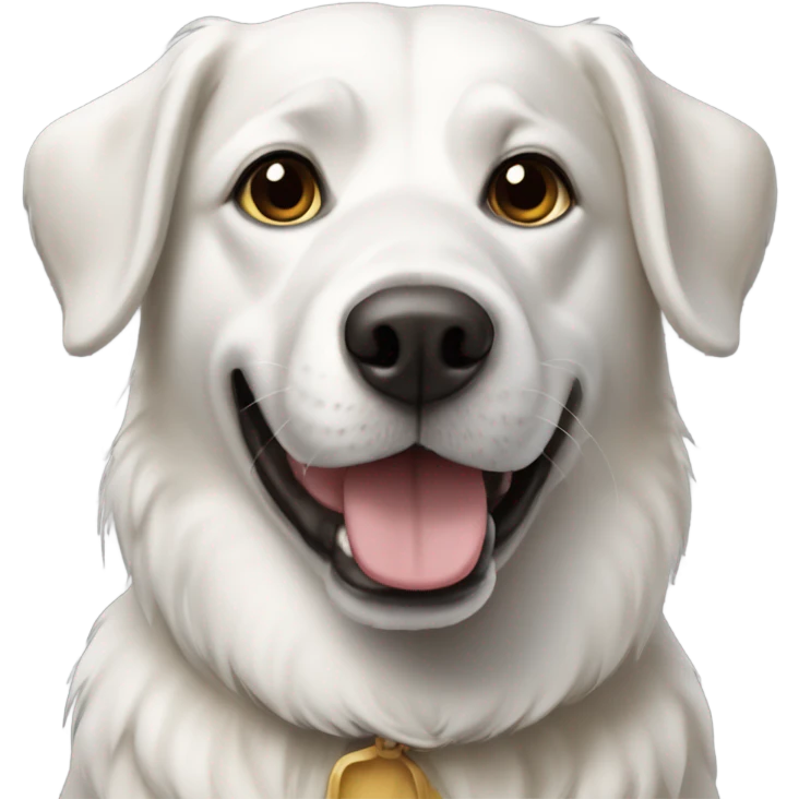 Great pyranese dog emoji