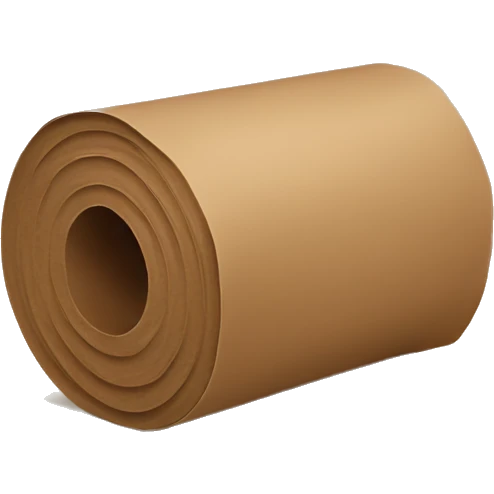 Brown paper roll emoji