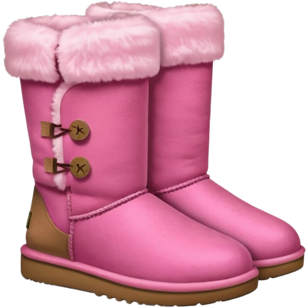 Pink uggs emoji