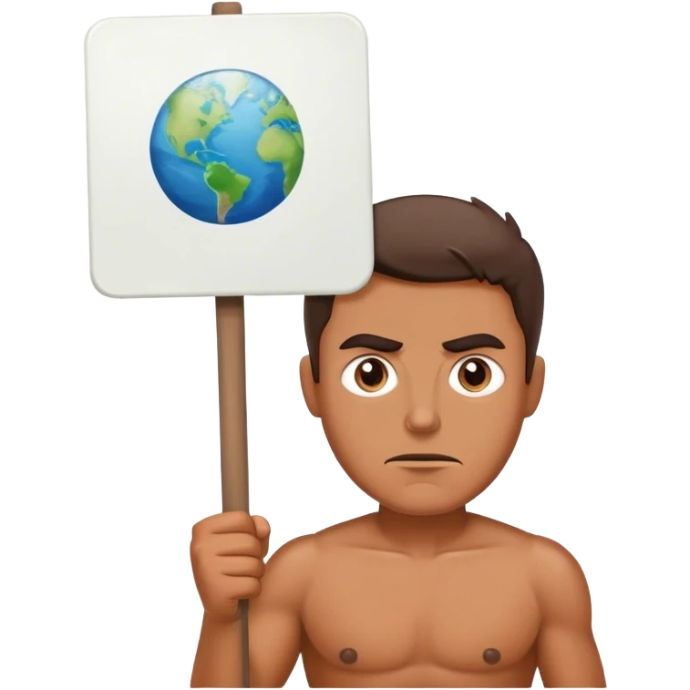 climate activist climate activist man emoji