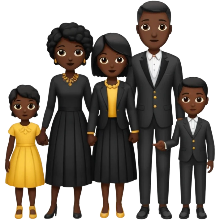 A fam of 7 mom dad big bro big sis middle sis and 2 baby we r black skin coulor and we r fine and baddies emoji
