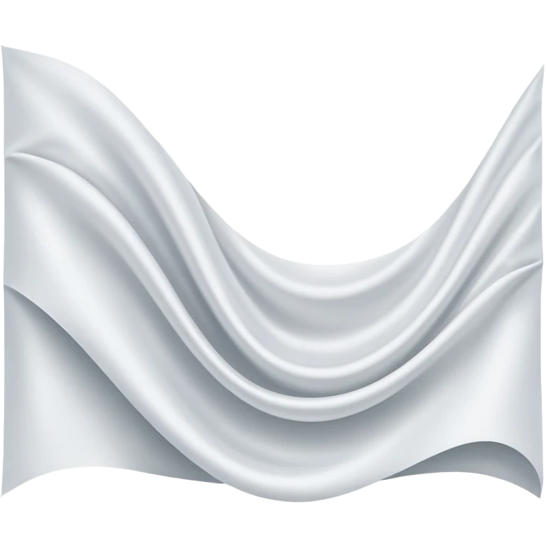 white wavy banner emoji