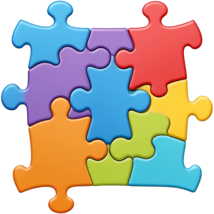 puzzle pieces emoji