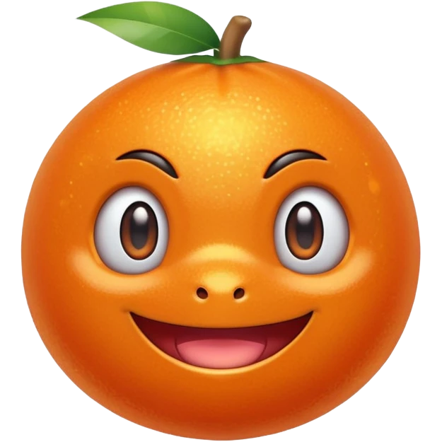 glitter pokemo orange emoji