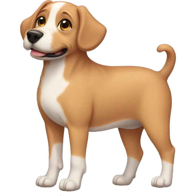 pregnant dog emoji