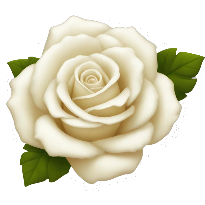rosas blancas con detalles dorados emoji