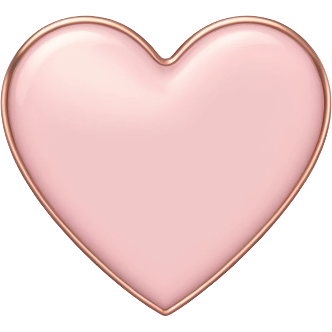 Light pink heart iphone emoji