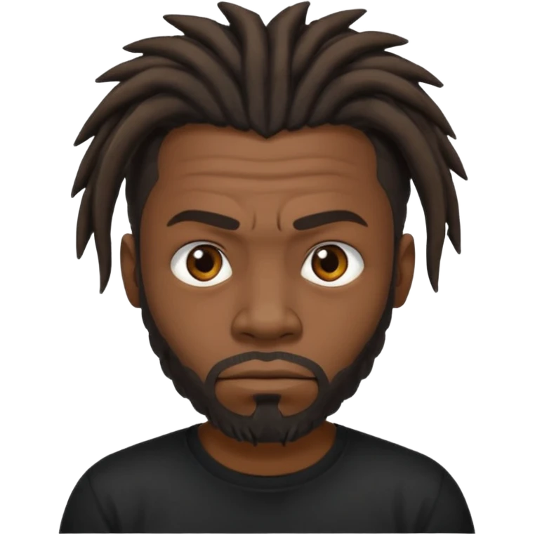 A dread head African American thug  emoji