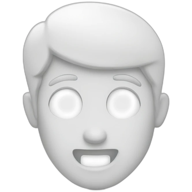 lonely tooth on gray background emoji