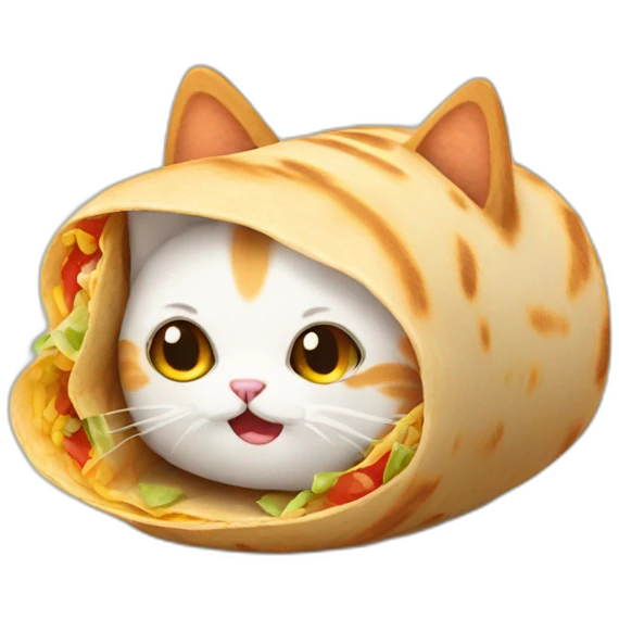 burrito cat emoji