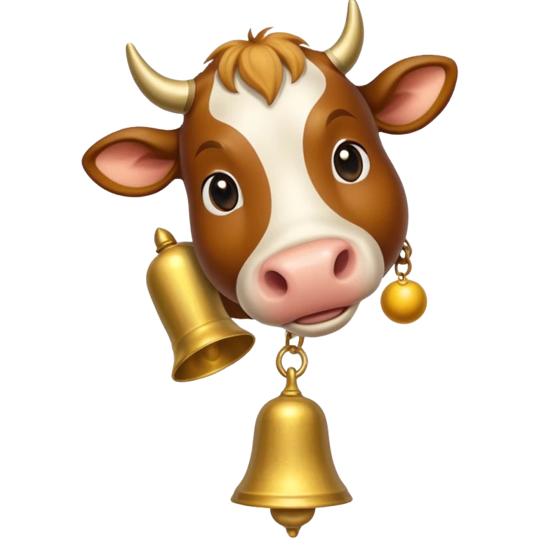 cow tail with golden bell  emoji