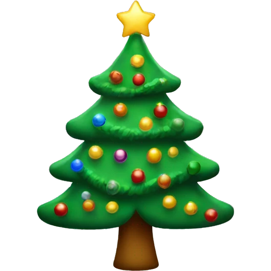 Christmas tree emoji