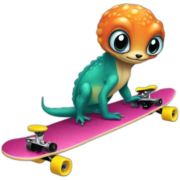 salamandre skateboard emoji
