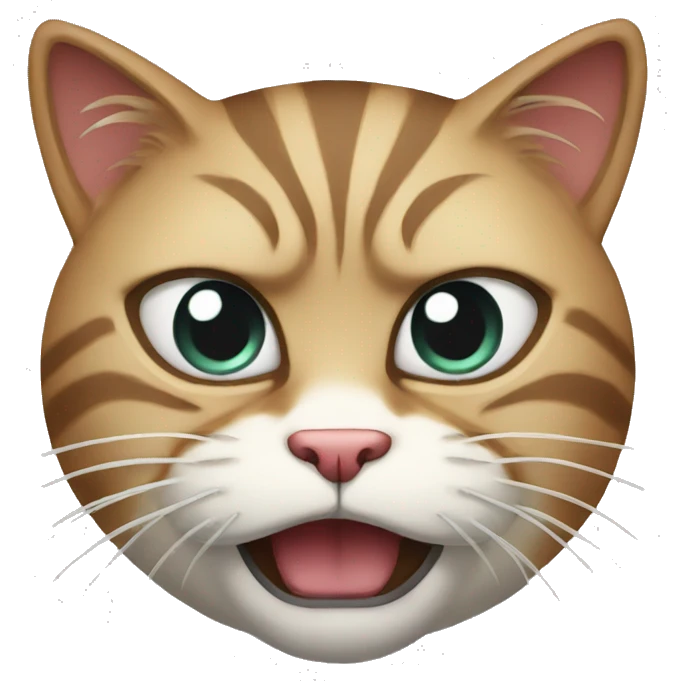 angry cat emoji