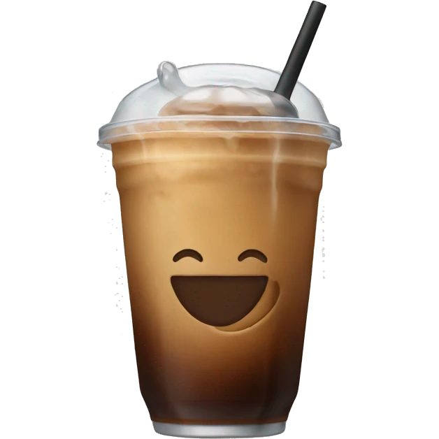 Iced coffee emoji