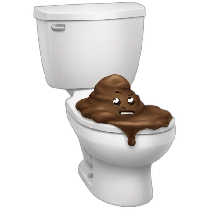 realistic piece of poop emoji