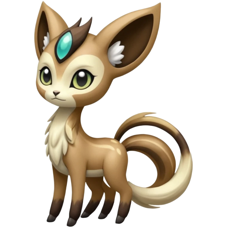 Fuzzy furry epic legendary slender elegant cute handsome realistic Meloetta-Inteleon-Gabite-Pokémon-Fakémon-fusion-hybrid-creature emoji