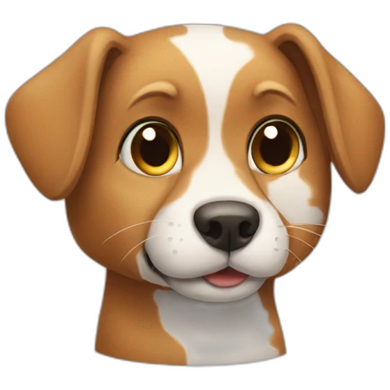 Dog cat friends emoji