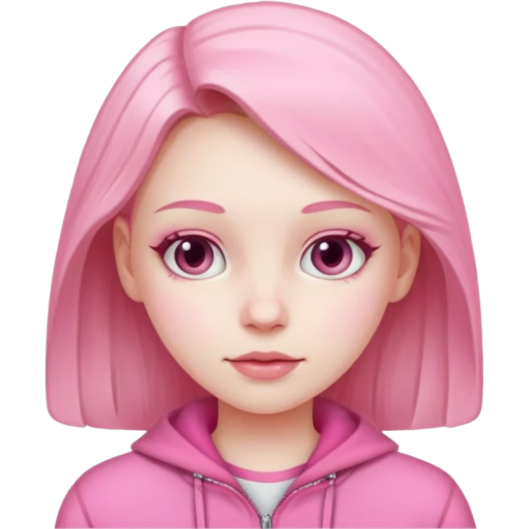 Grils pink emoji